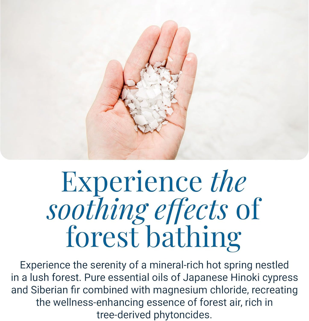 Ancient Minerals Magnesium Bath Flakes, Forest Calm Scent, 1.65Lb
