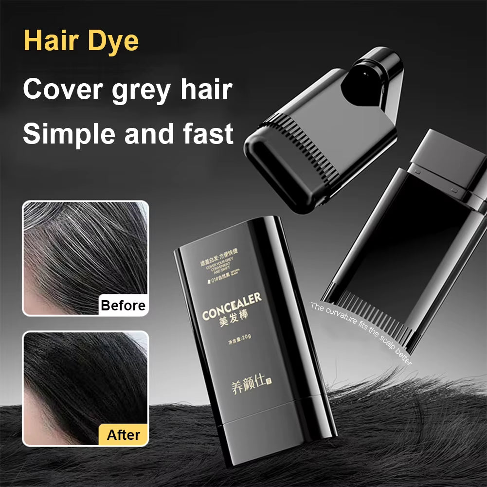 Hair Comb Hair Color Comb Black Hair Disposable Hair Color Pen Hair Color Stick Temporary Cover Gray Hair Covering Artifacts