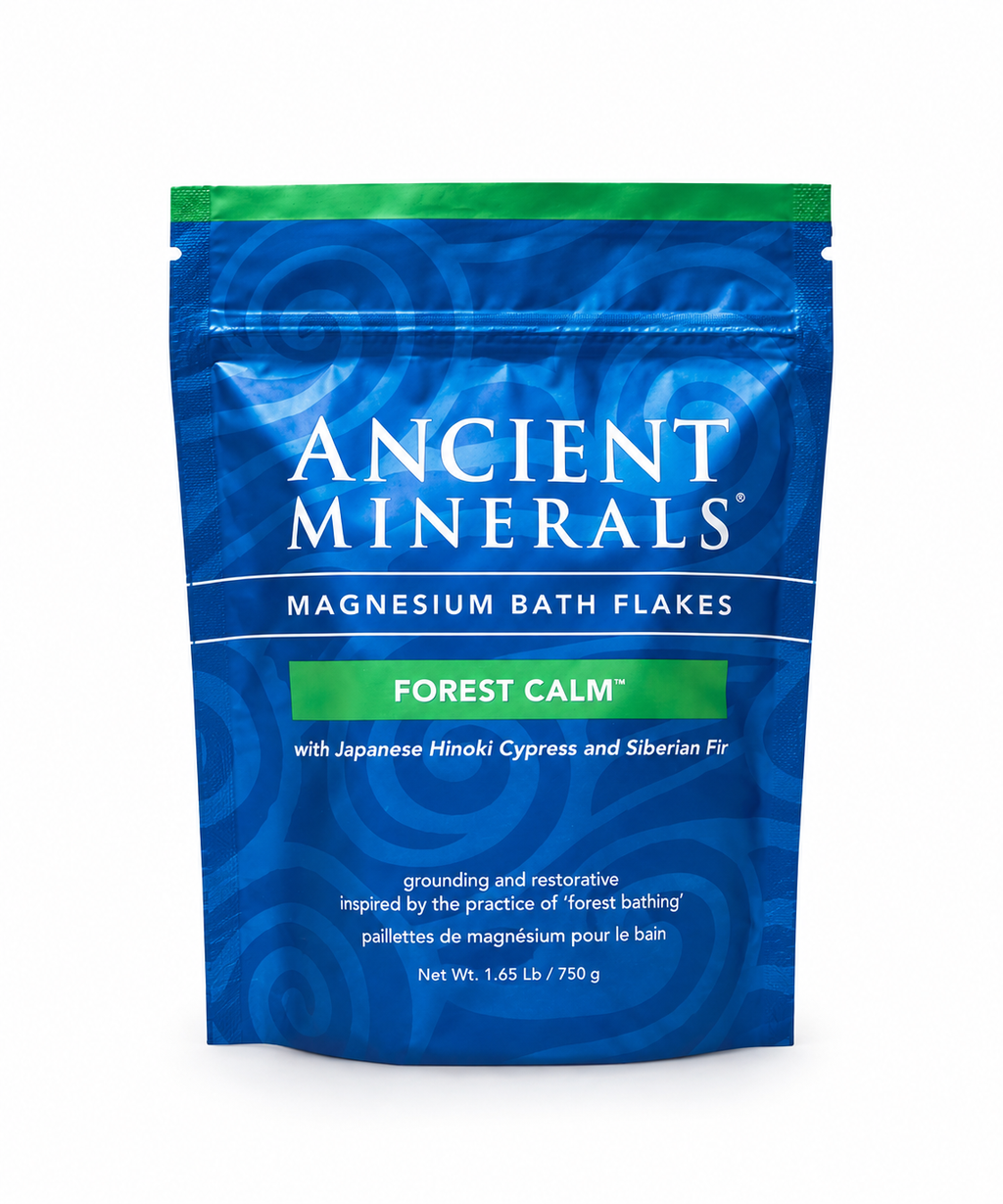 Ancient Minerals Magnesium Bath Flakes, Forest Calm Scent