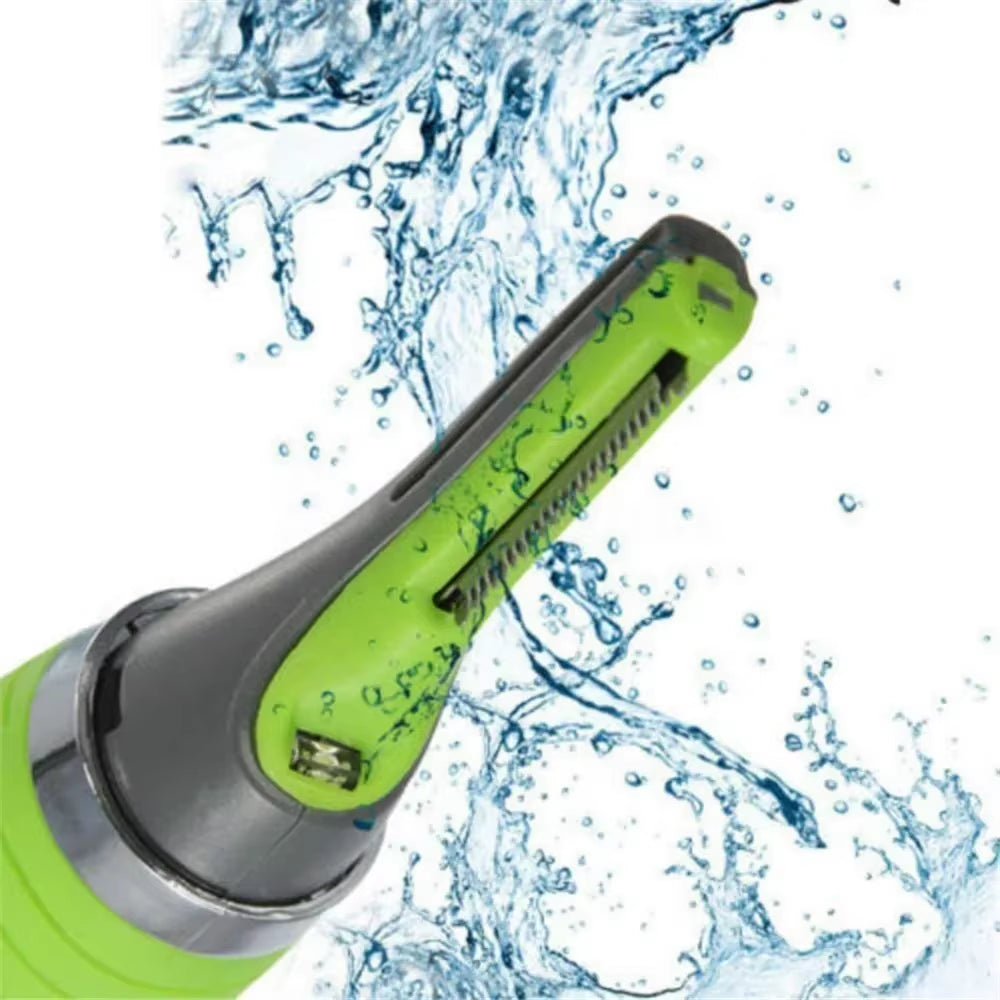 Male Nose Hair Trimmer 2In1 Facial Epilator - Rechargeable, Waterproof, Portable - Nose Hair, Ear Hair, Eyebrow Hair Chin Hair
